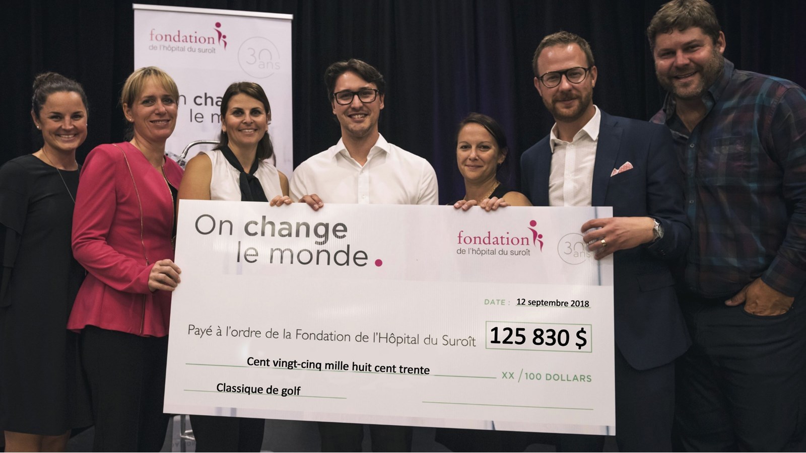 La Fondation remercie chaleureusement les coprésidents d’honneur, le comité organisateur composé de : Marc-Michel Angrignon, Pier-Luc Émond, Guillaume Massicotte, Audrey Patenaude et Karl Savary, les partenaires, les donateurs, les joueurs ainsi que les bénévoles qui ont fait de cette journée un franc succès.
