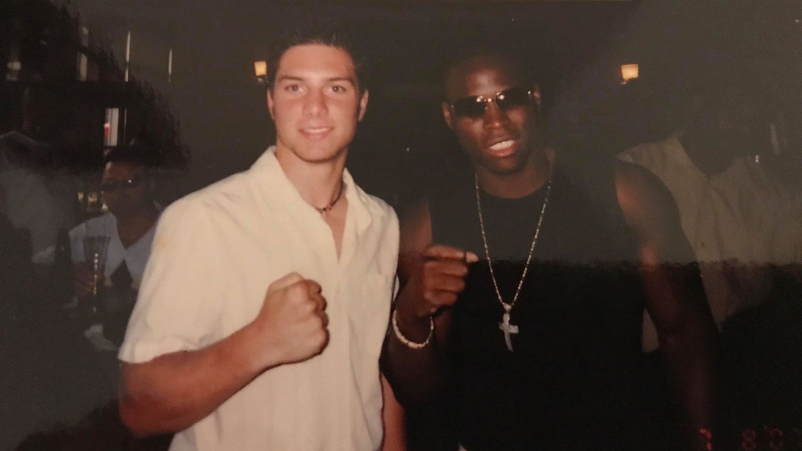 Comme le prouve cette photo qui date de 2008, Francis Lafrenière connaît Adonis Stevenson depuis une décennie alors que ce dernier s'entrainait avec les frères Grant.