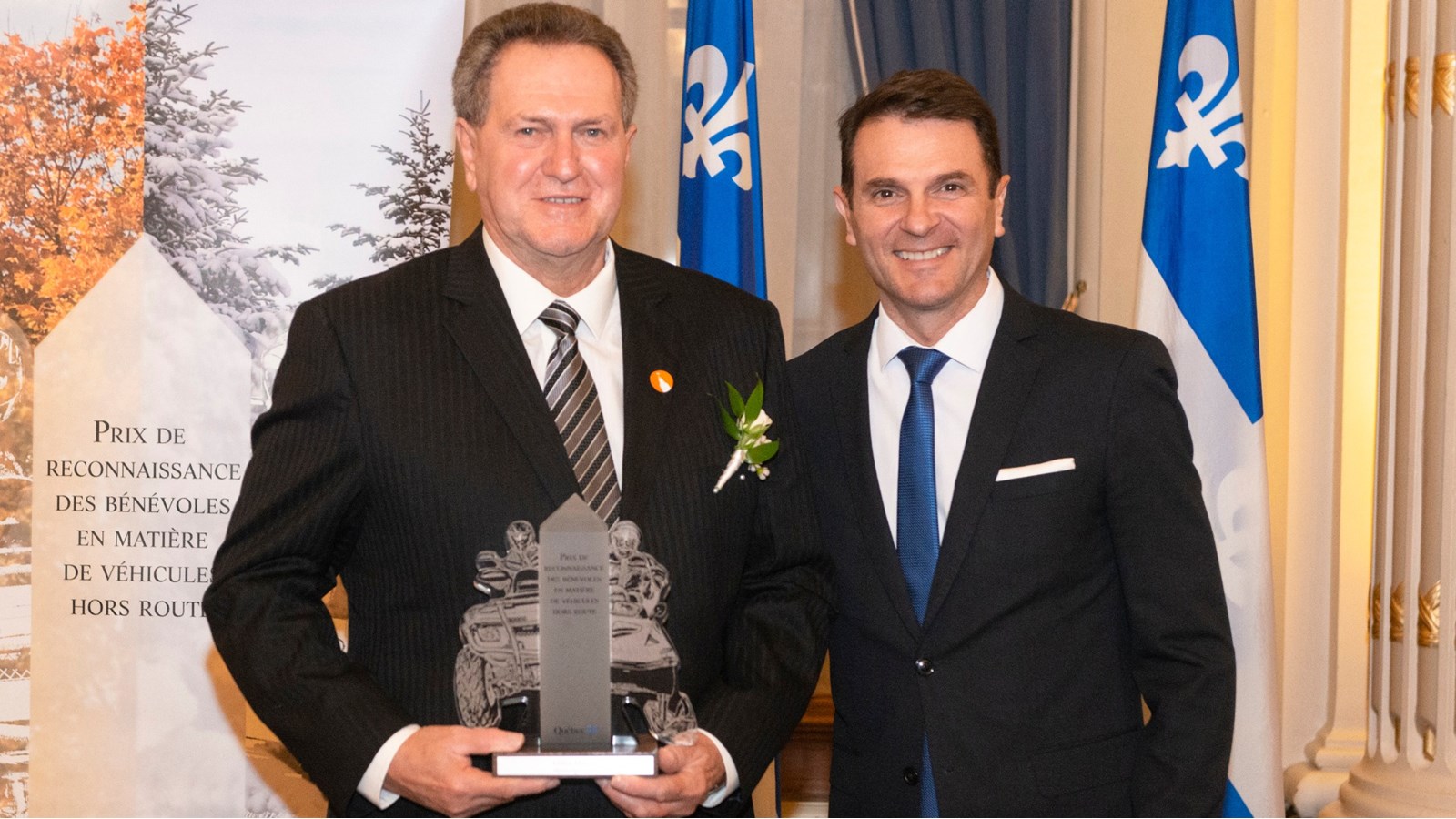 Deux lauréats en Montérégie sont honorés pour leur importante contribution