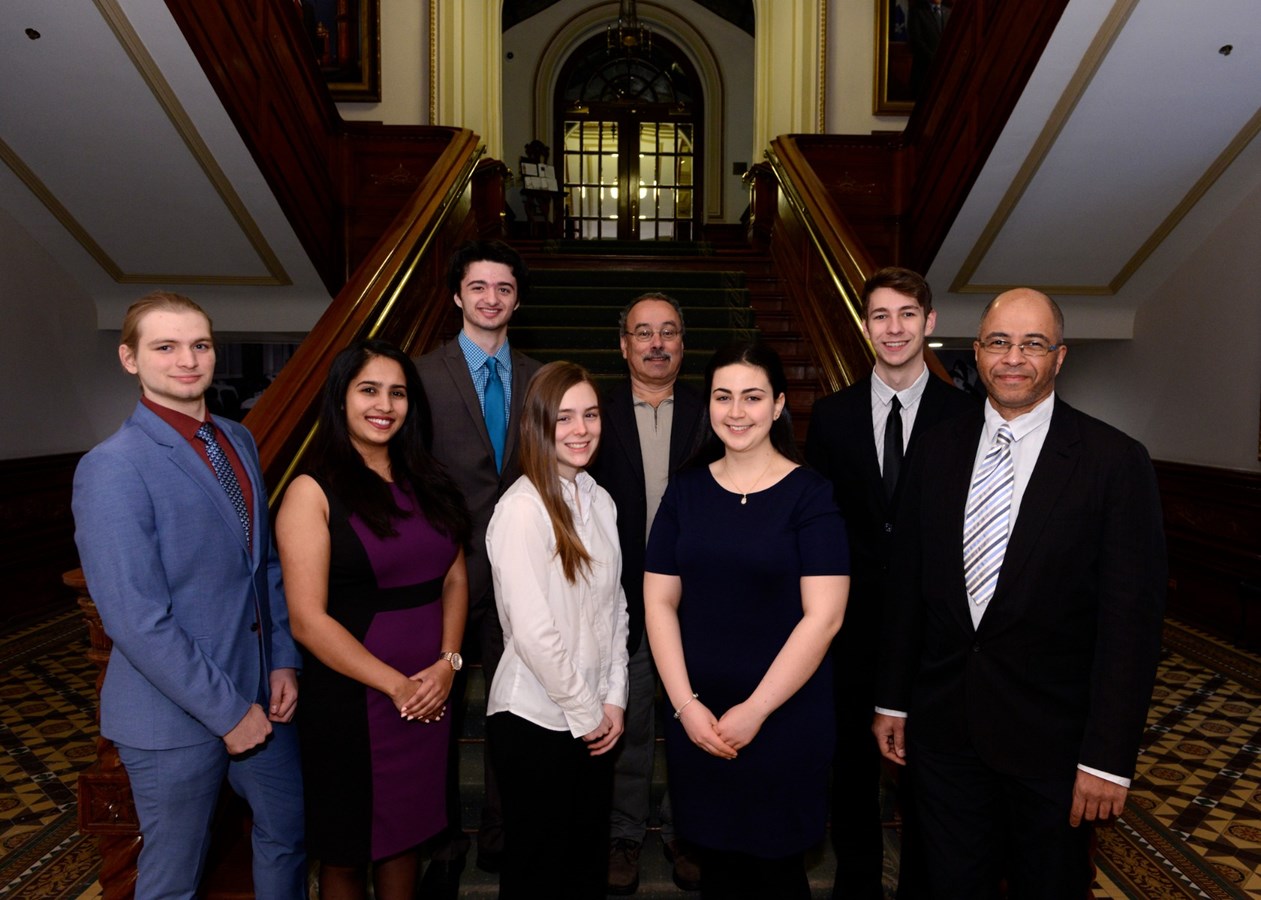 Six étudiants du Collège de Valleyfield ont participé au Forum étudiant à l’Assemblée nationale, à Québec.