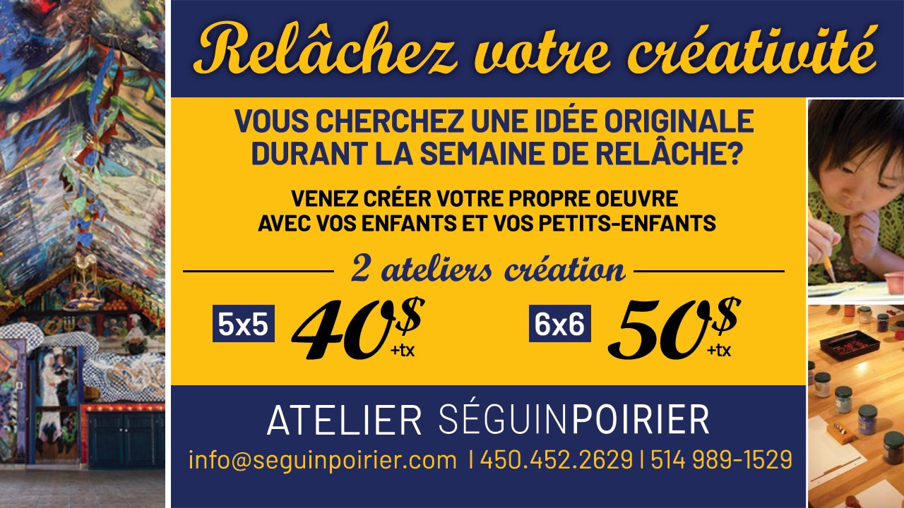 Laissez aller votre imagination durant la semaine de relâche