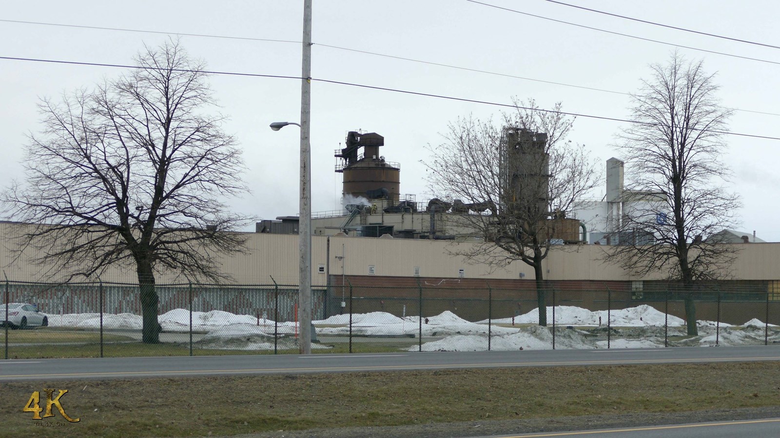 Incendie majeur en cours à l’usine GoodYear de Salaberry-de-Valleyfield