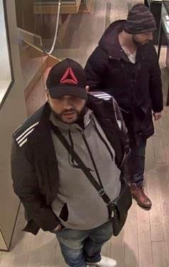 Les deux suspects à identifier dans ce dossier.