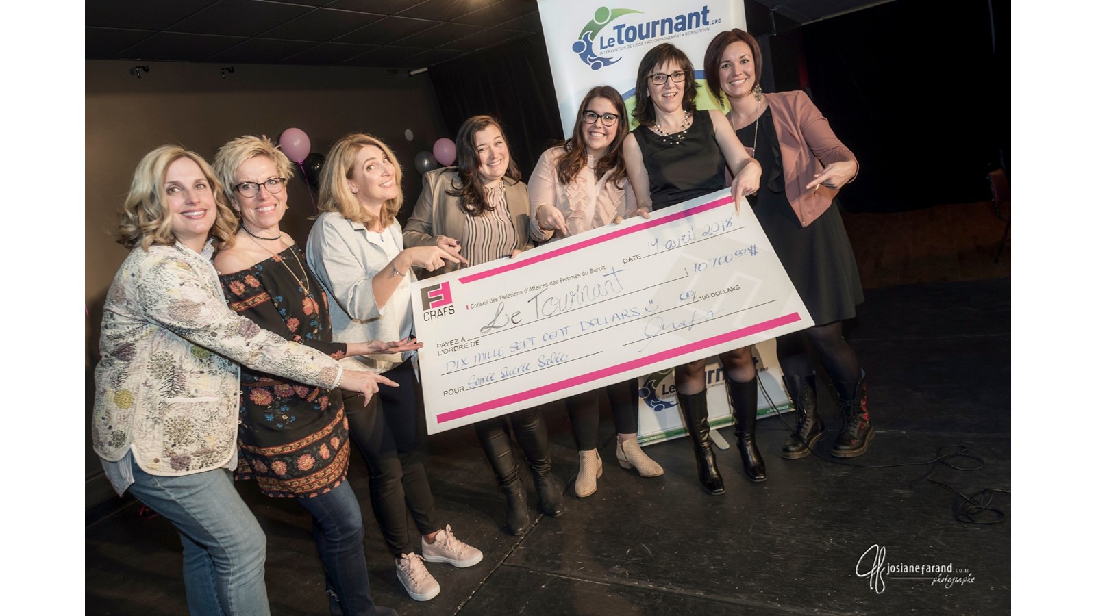 Le CRAFS remet 10 600 $ à l’organisme Le Tournant de Salaberry-de-Valleyfield