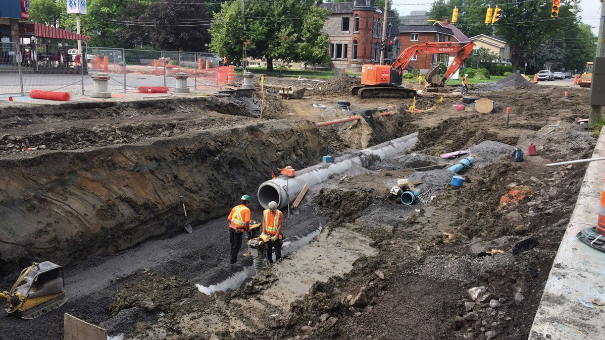 Début de la phase 2 des travaux d'infrastructure au pôle institutionnel