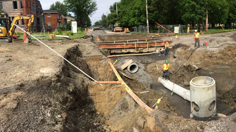 Début de la phase 2 des travaux d'infrastructure au pôle institutionnel