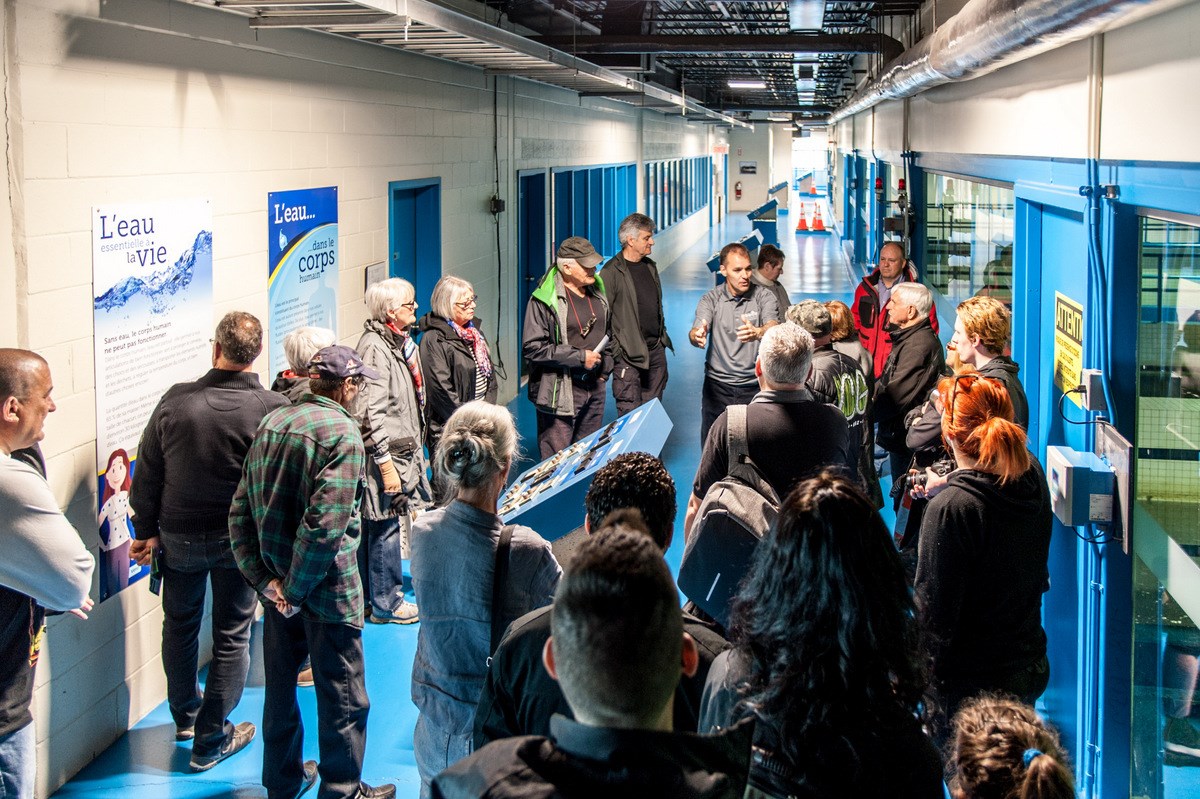 Les portes ouvertes des usines de filtration et d'épuration attirent plus de 360 personnes
