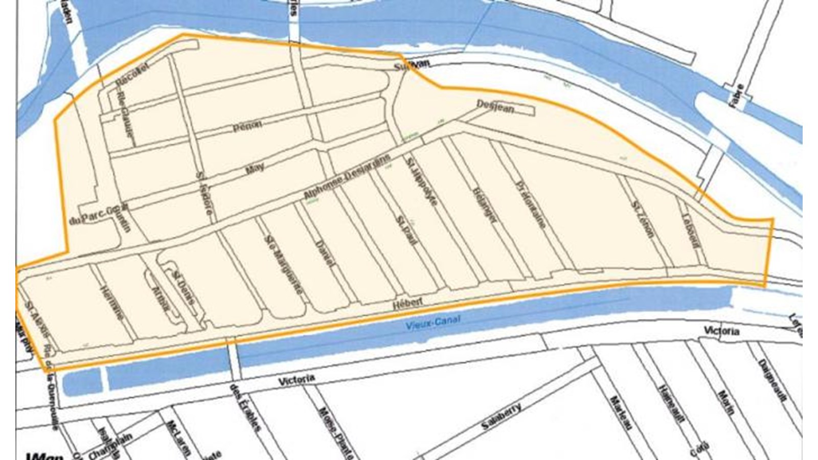 Cette carte illustre le secteur touché par l'opération rinçage des prochaines semaines.