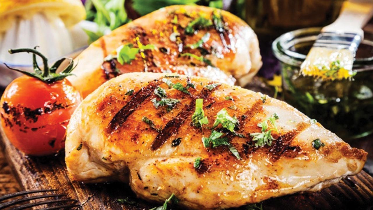 Griller avec de l'huile d'olive