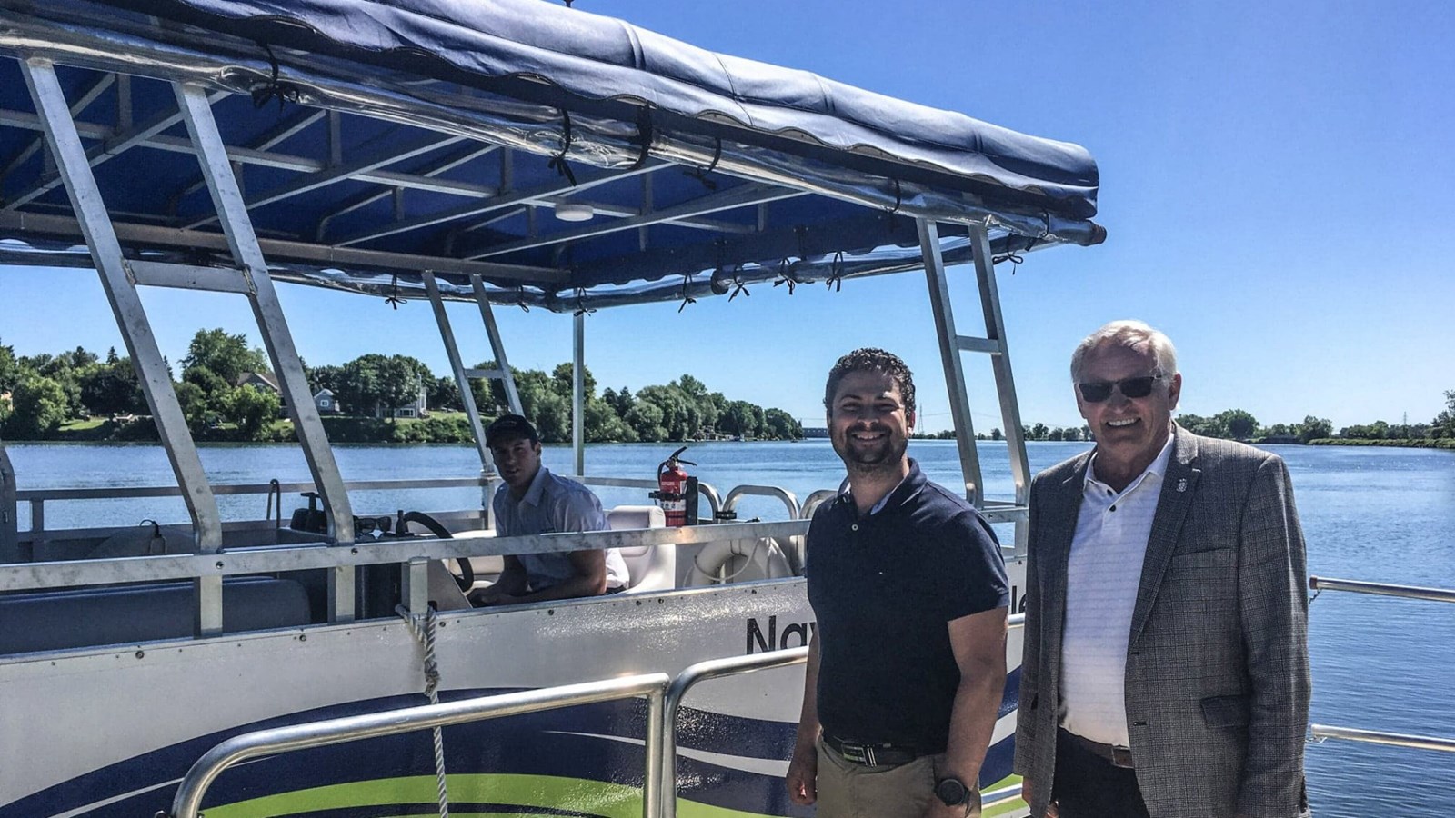 Miguel Lemieux et Raymond Larouche, maires de Salaberry-de-Valleyfield et de Les Cèdres étaient heureux de ce partenariat.