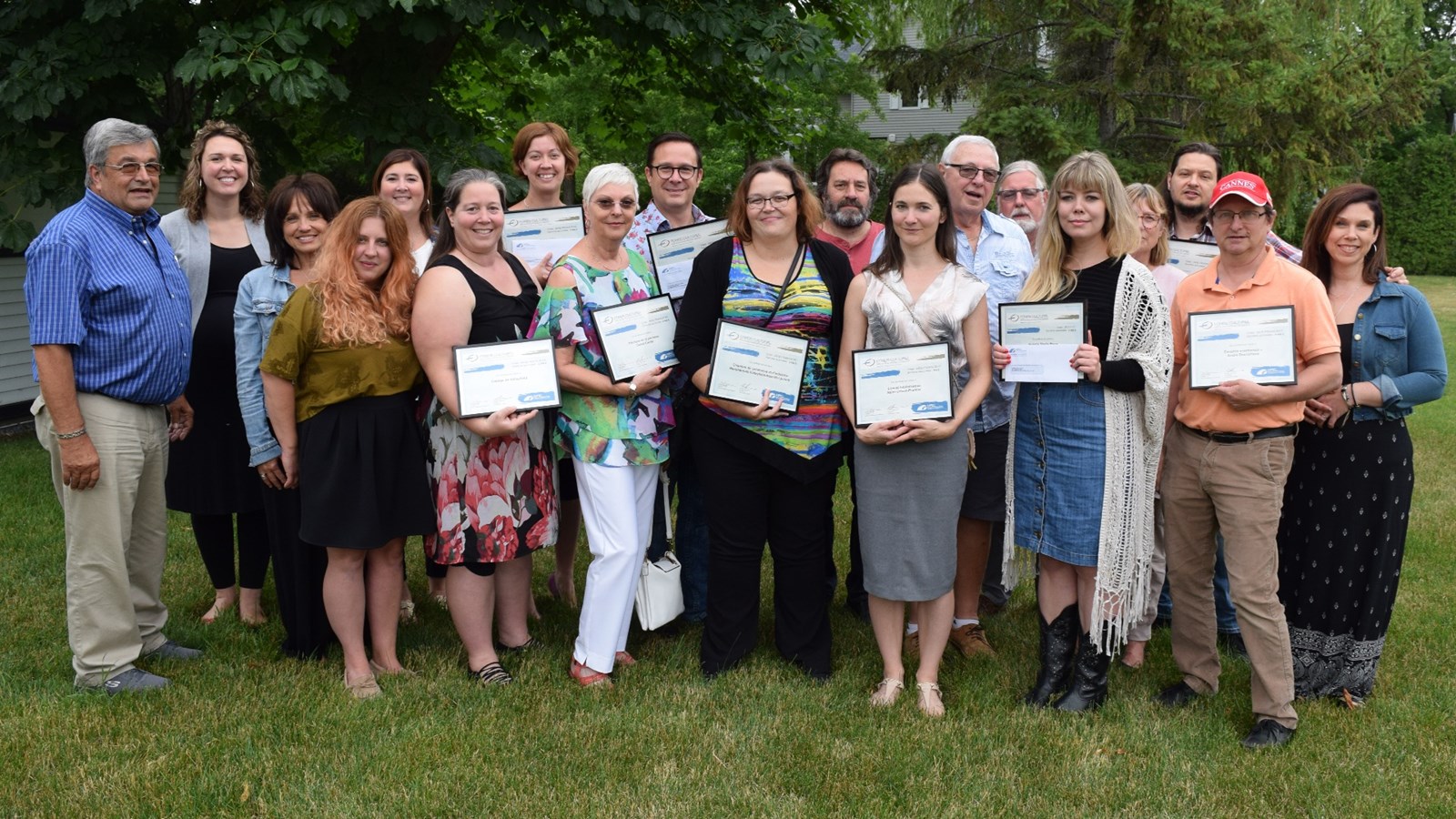 Les récipiendaires 2018 du Fonds culturel de la MRC de Beauharnois-Salaberry.