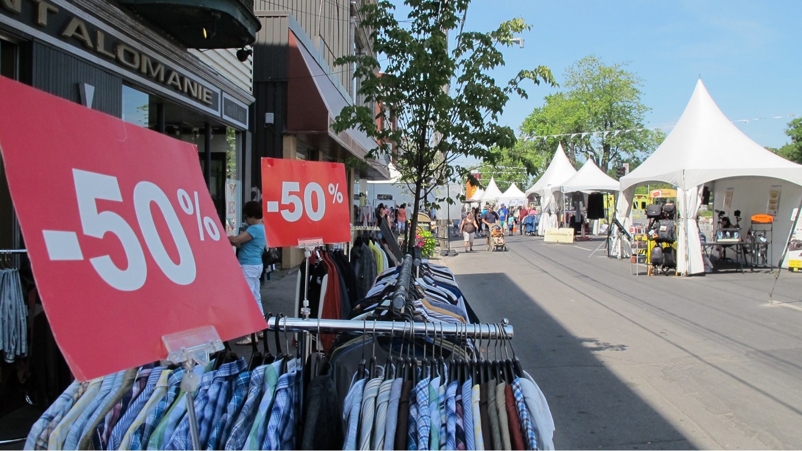 La rue Victoria de Salaberry-de-Valleyfield est en mode Régates! 