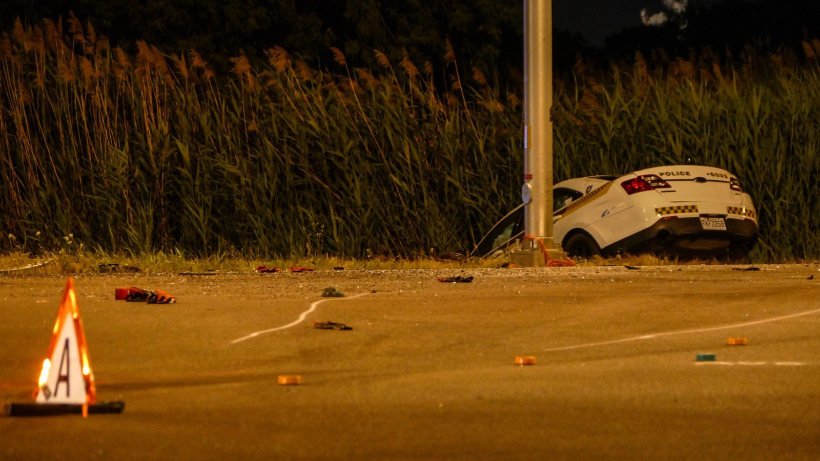 Une autopatrouille est impliquée dans une collision à Salaberry-de-Valleyfield