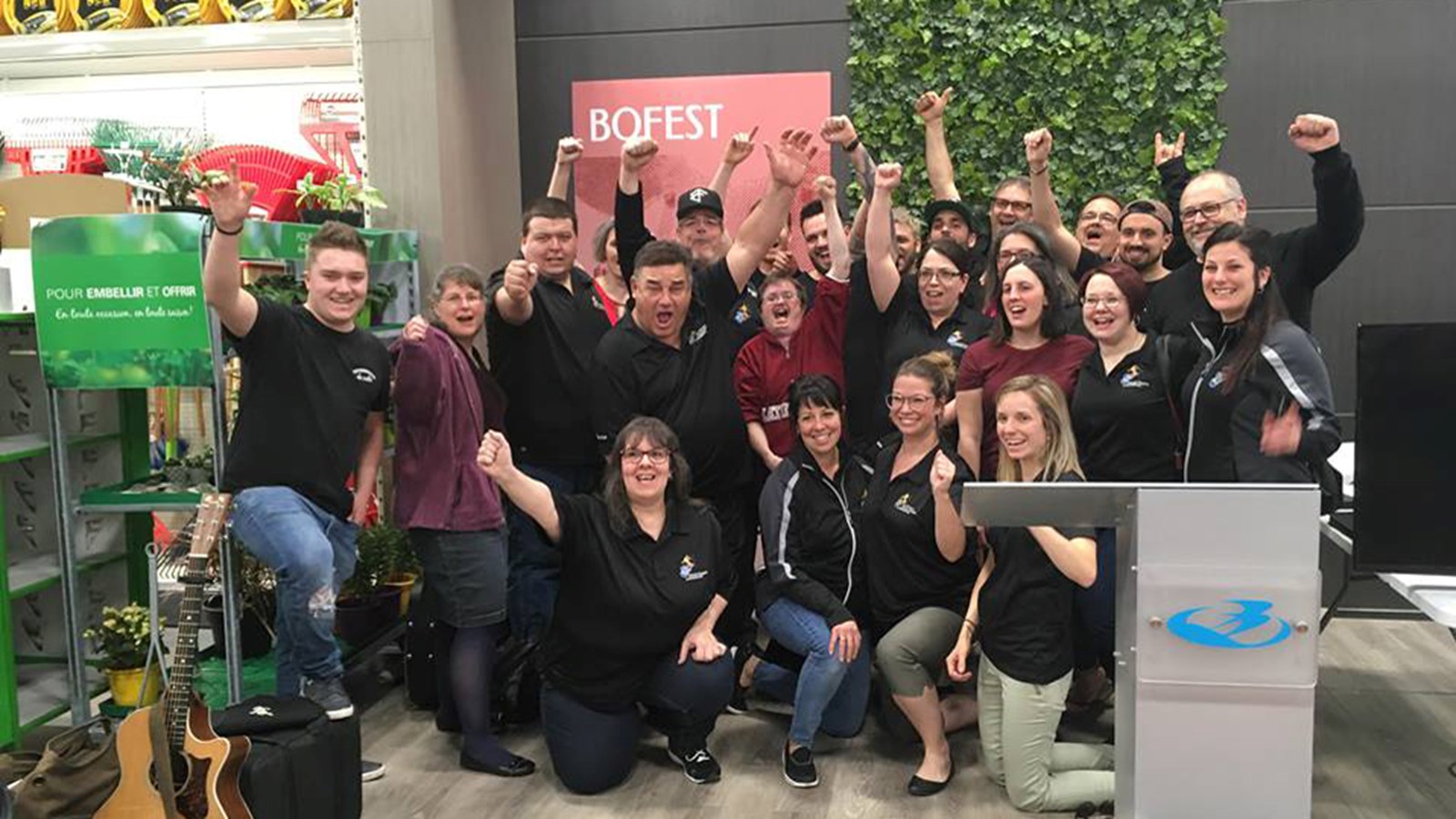 Le comité organisateur du BOfest 2018.