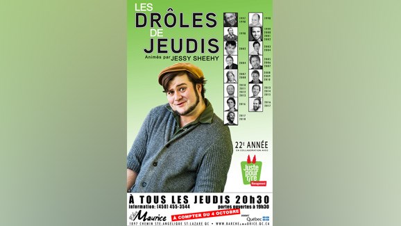Une programmation variée cet automne au bar Chez Maurice de Saint-Lazare