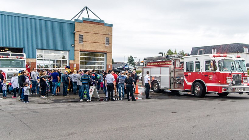 Les pompiers de Salaberry-de-Valleyfield vous accueillent le 6 octobre