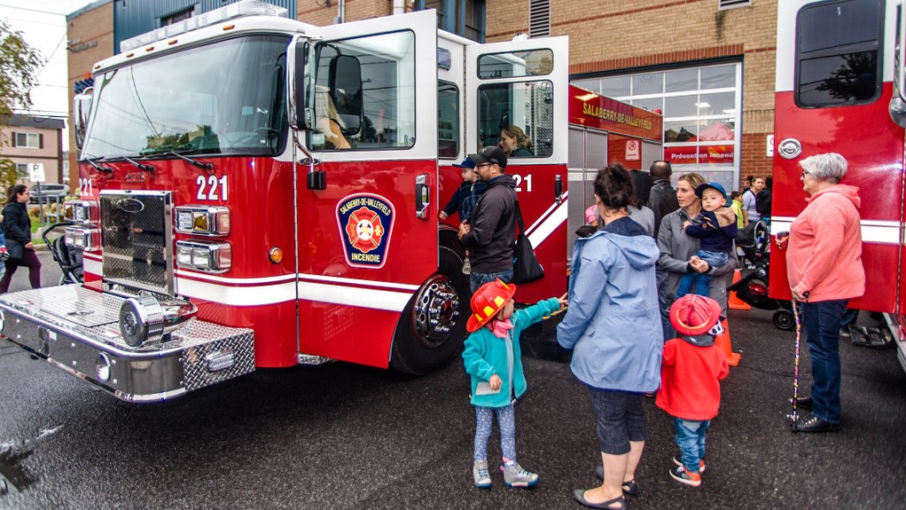 Les pompiers de Salaberry-de-Valleyfield vous accueillent le 6 octobre