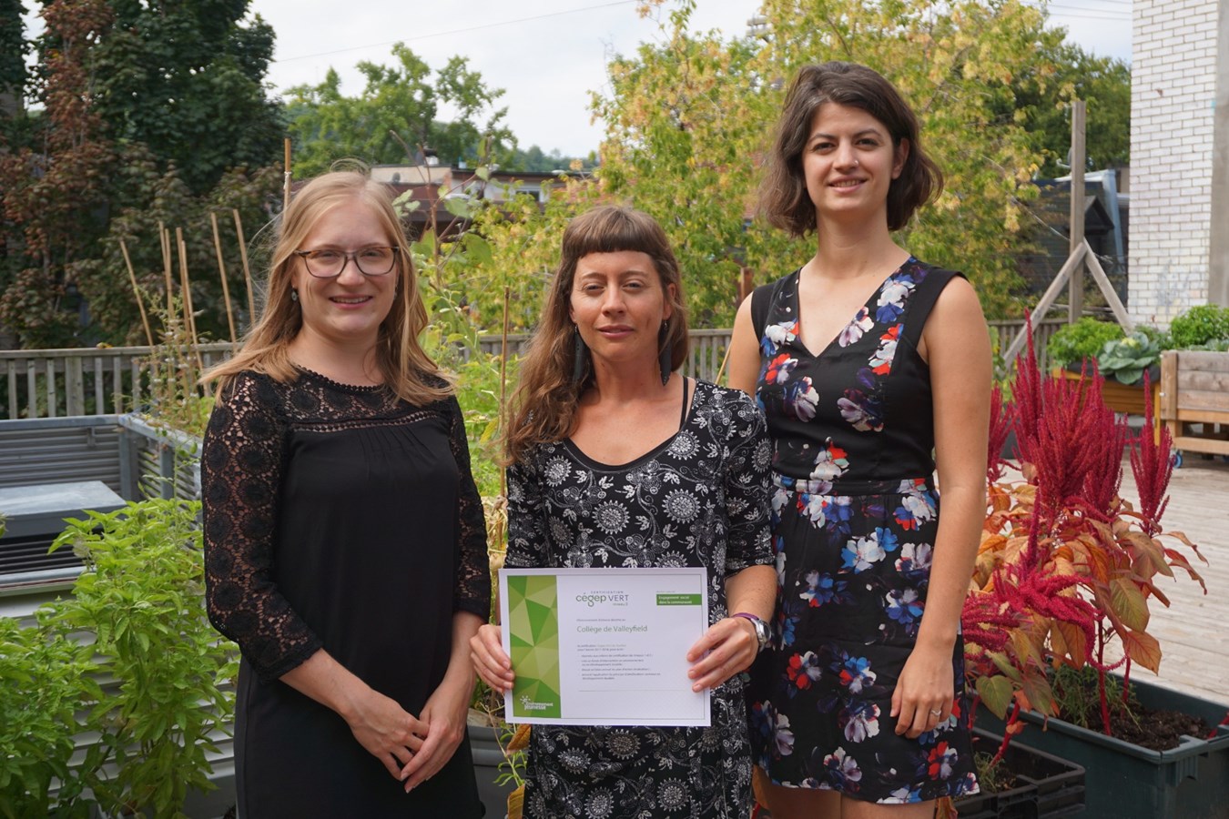 Le Collège de Valleyfield reçoit sa certification Cégep Vert