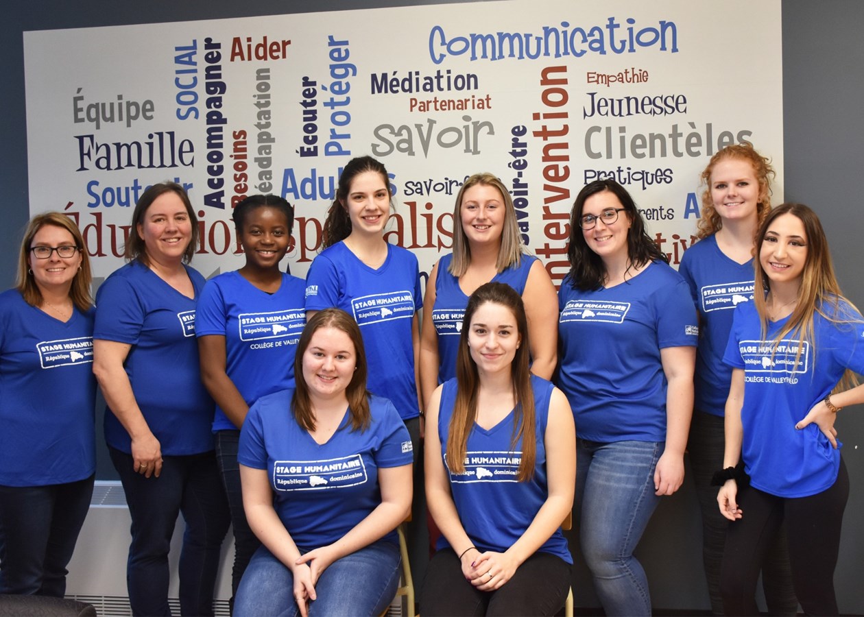 Huit étudiantes du Collège de Valleyfield vivront un stage en République Dominicaine