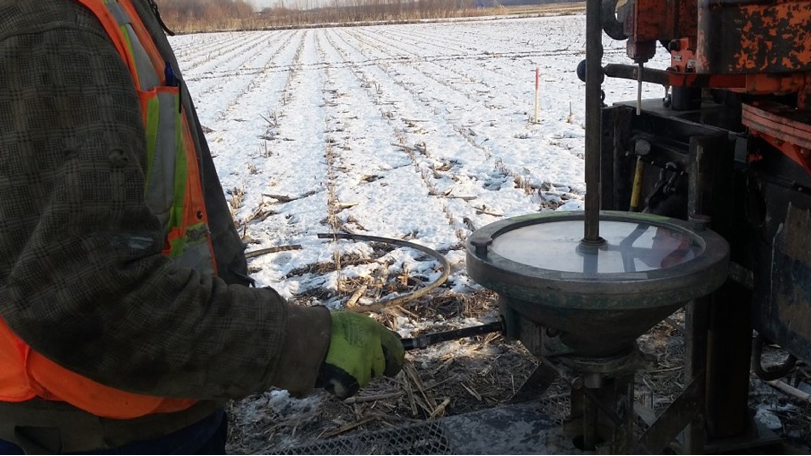 Le comportement du sol analysé par Hydro-Québec