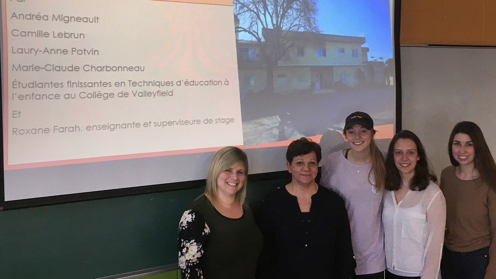 Du Collège de Valleyfield au Liban pour quelques étudiantes en TÉE
