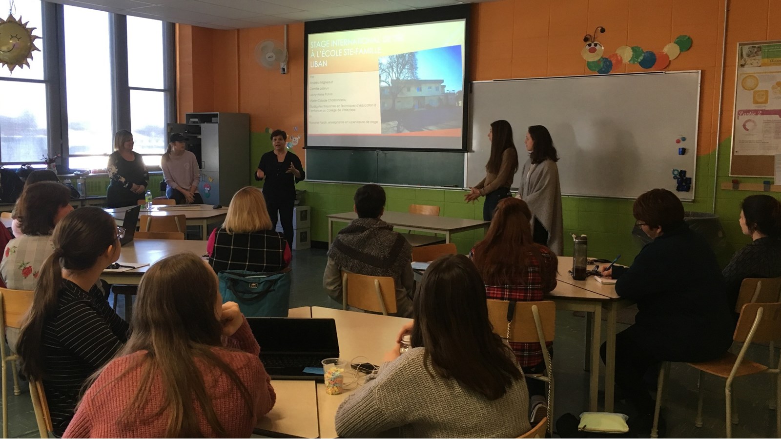 Du Collège de Valleyfield au Liban pour quelques étudiantes en TÉE