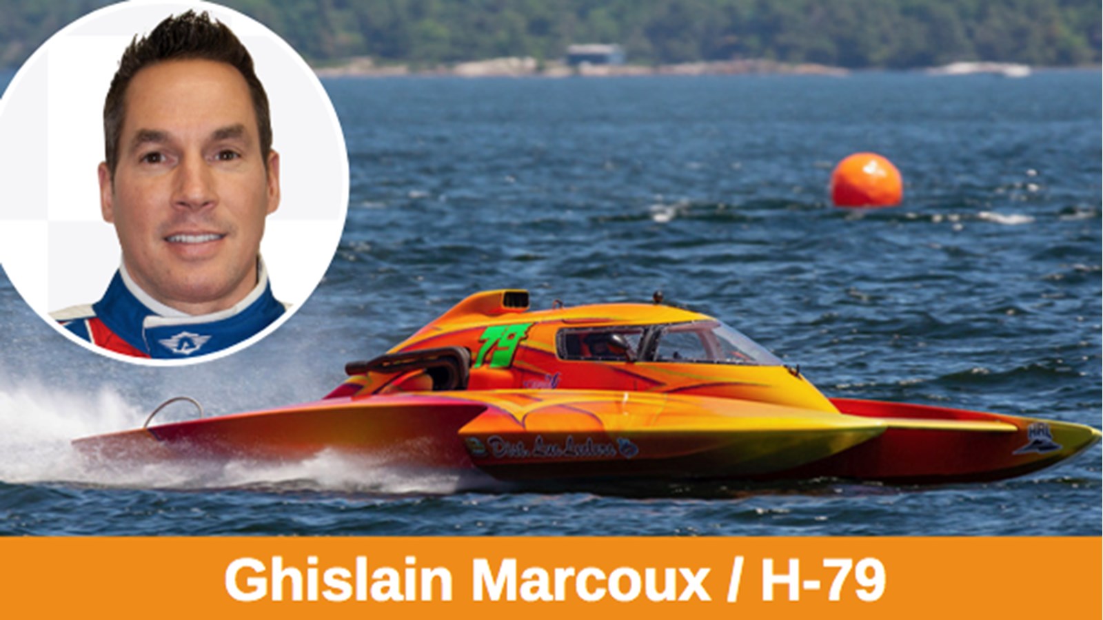 Retour de Ghislain Marcoux sur le circuit de la Ligue de Régates d'Hydroplanes