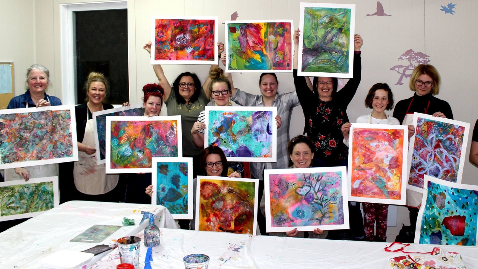L'atelier a permis dans le passé à plusieurs artistes en herbe de coucher sur papier leur talent.