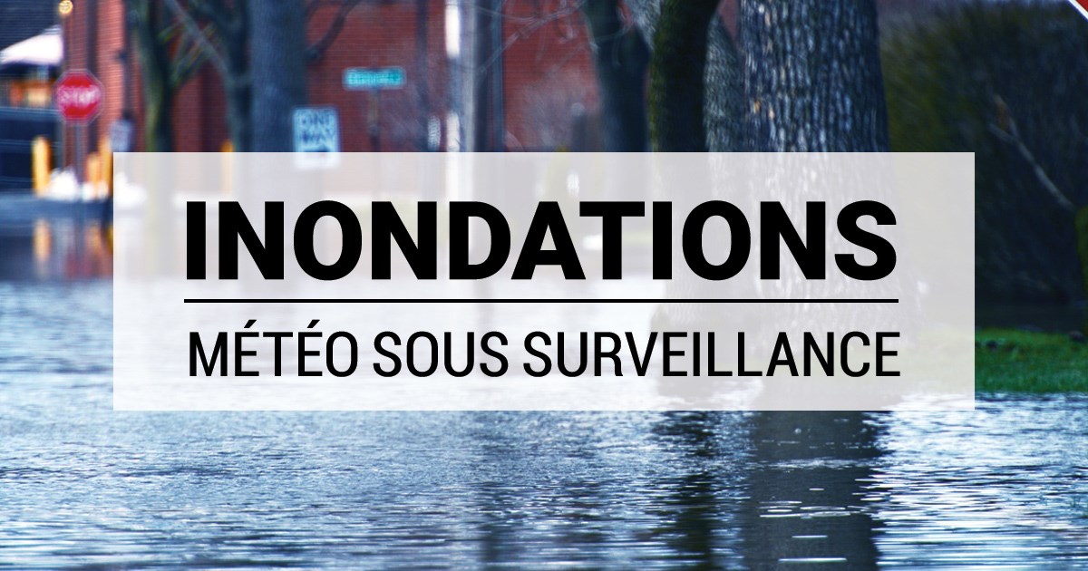 Un avertissement de pluie forte est en vigueur pour la région de Beauharnois-Salaberry