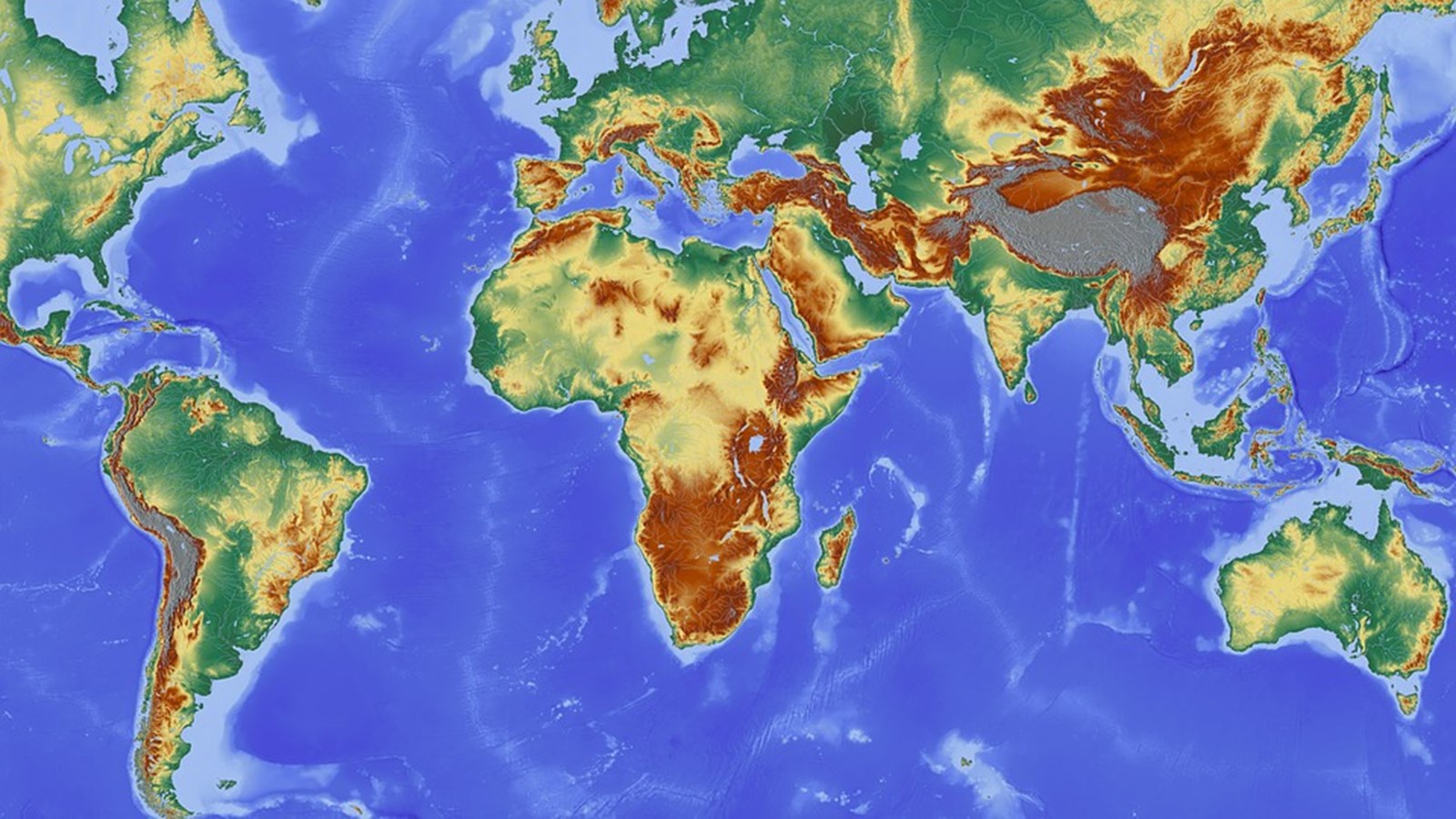 La superficie totale de l'Afrique est de 30 415 873 km² avec les îles.