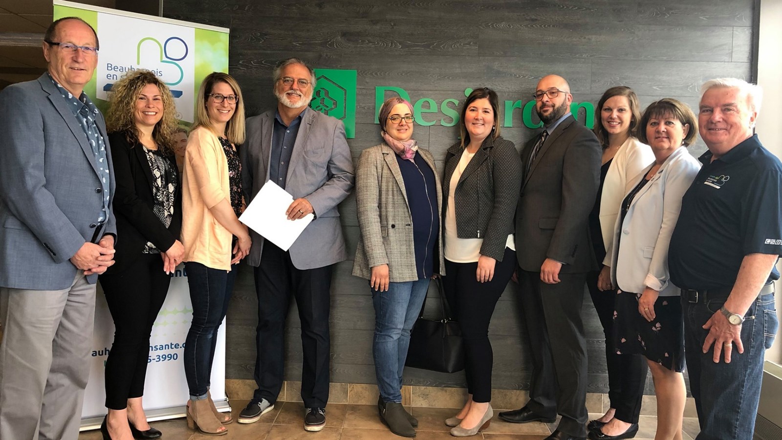 Le conseil d'administration de Beauharnois en santé se réjouit du déménagement de l'organisme dans de nouveaux locaux plus adaptés pour au moins dix ans.