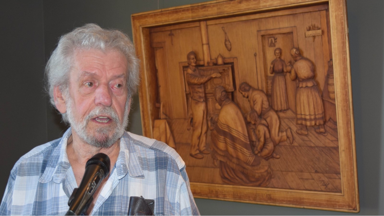 Georges Henri Tardif a été captivant dans ses propos lors de son allocution, mêlant expériences de vie professionnelle et artistique entrecoupées de quelques anecdotes.
