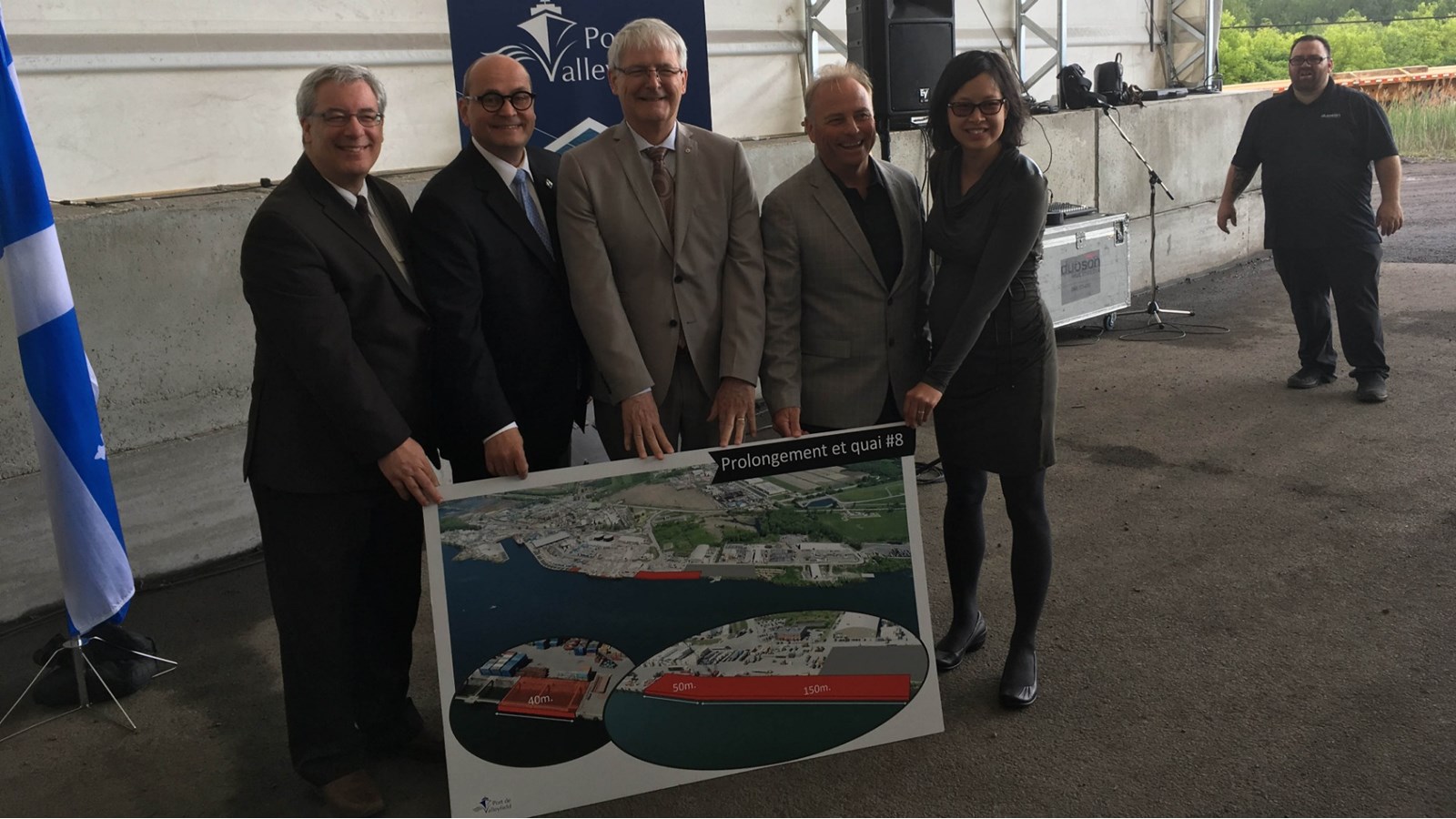 Un important chantier de 36 M $ de dollars à venir au Port de Valleyfield