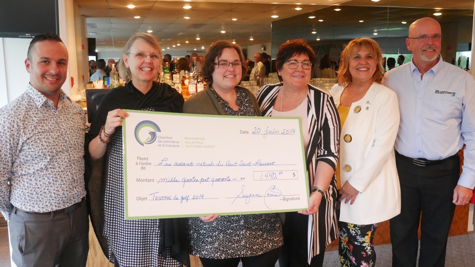Maxime Arsenault - Debby Neumann – Julie Paquette – Suzanne Carrier – Louise Lebrun et Norman Findlay.