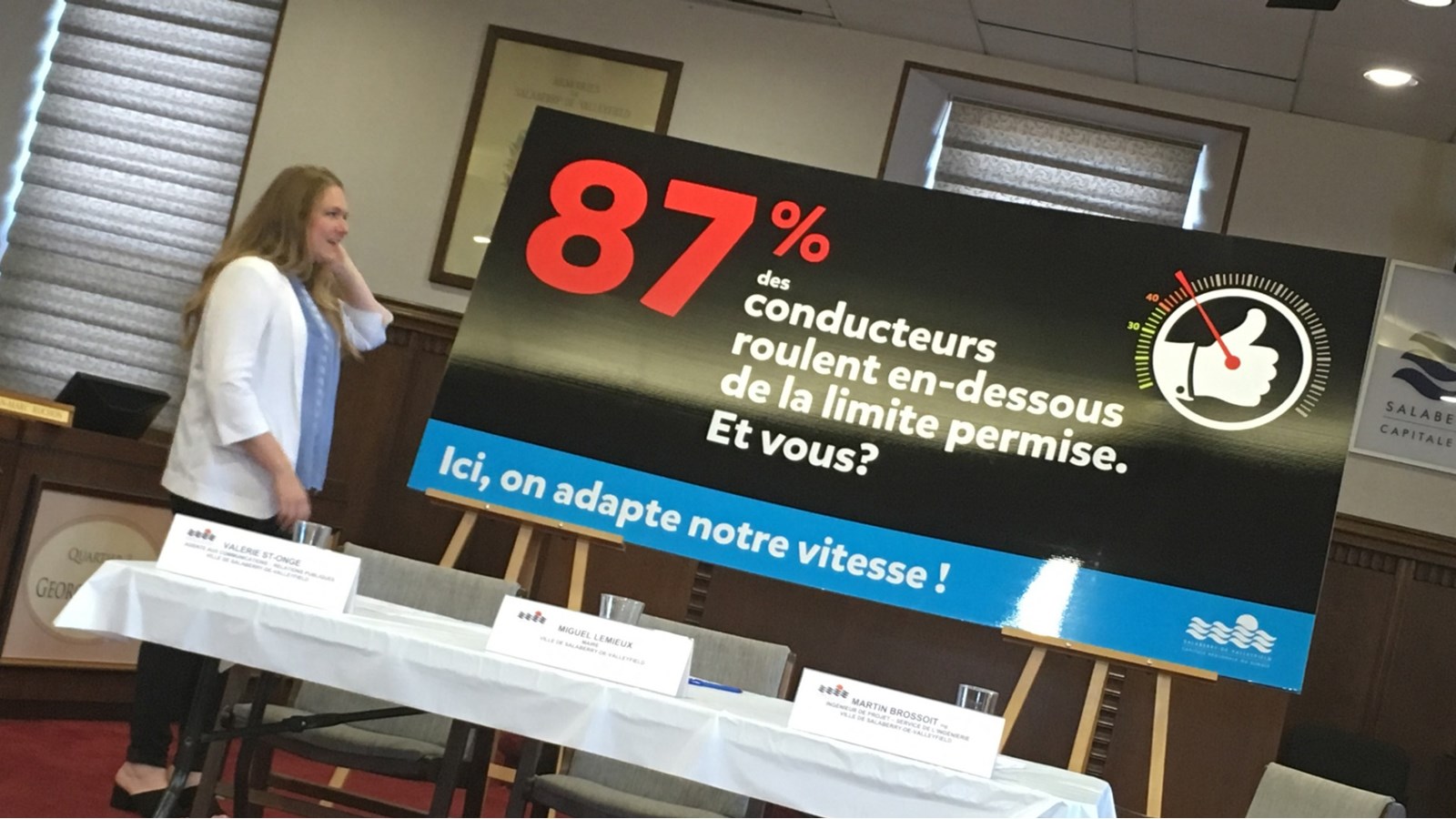 Salaberry-de-Valleyfield s'attaque à la vitesse dans les rues