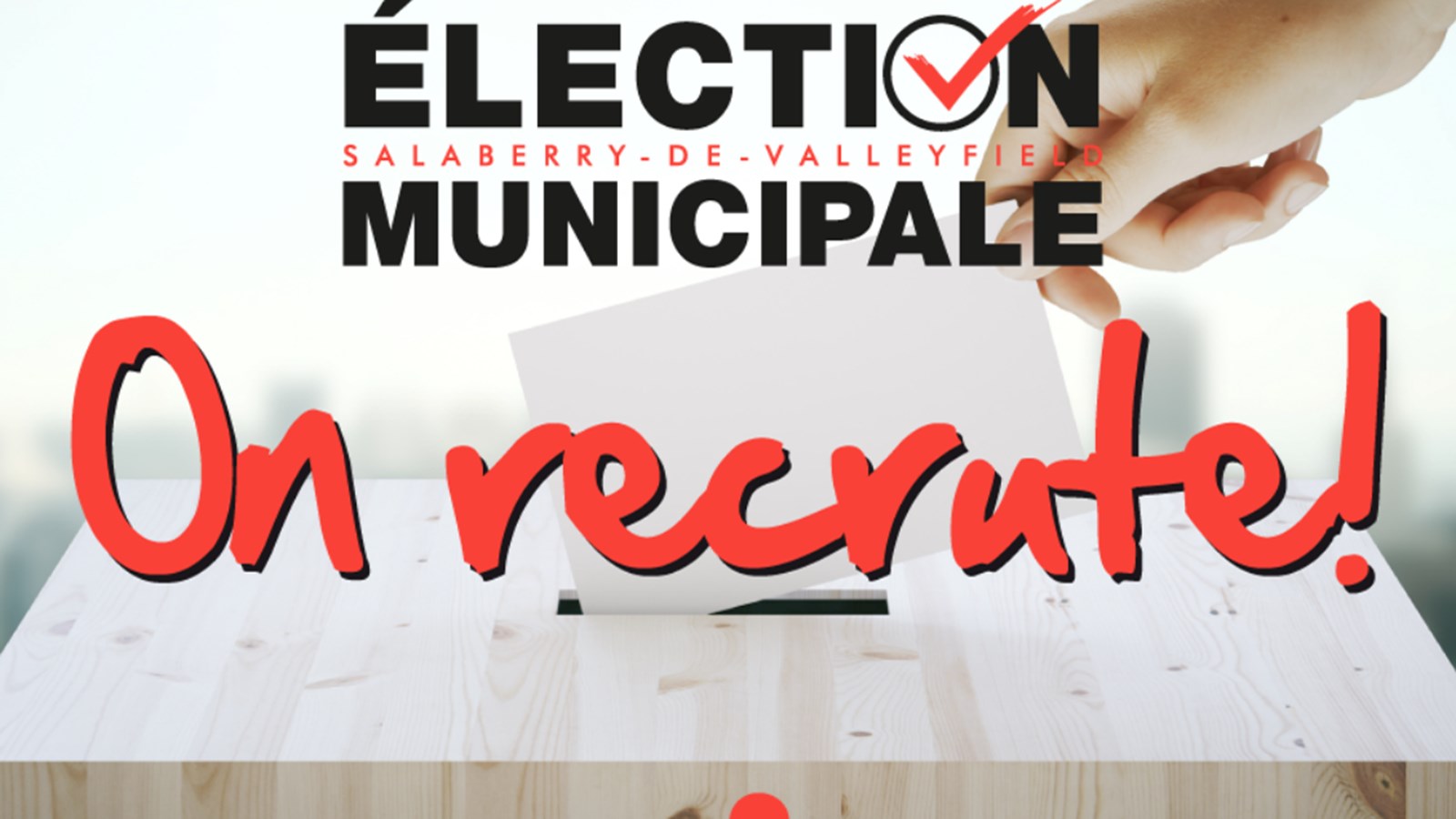 Recrutement du personnel électoral