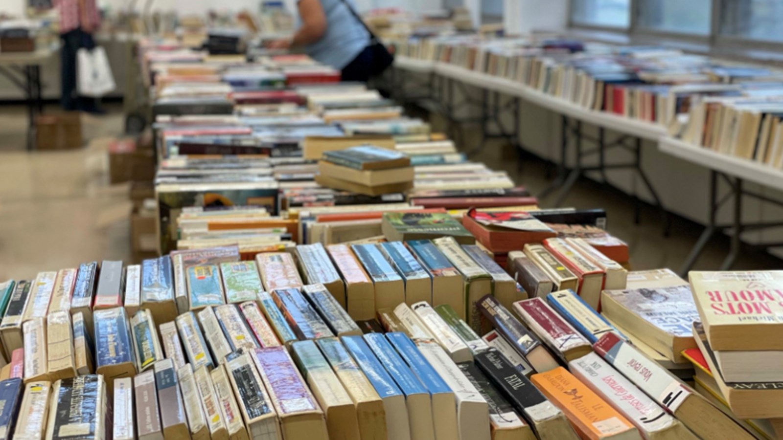 La vente de livres d'occasions se poursuit à la bibliothèque Armand-Frappier