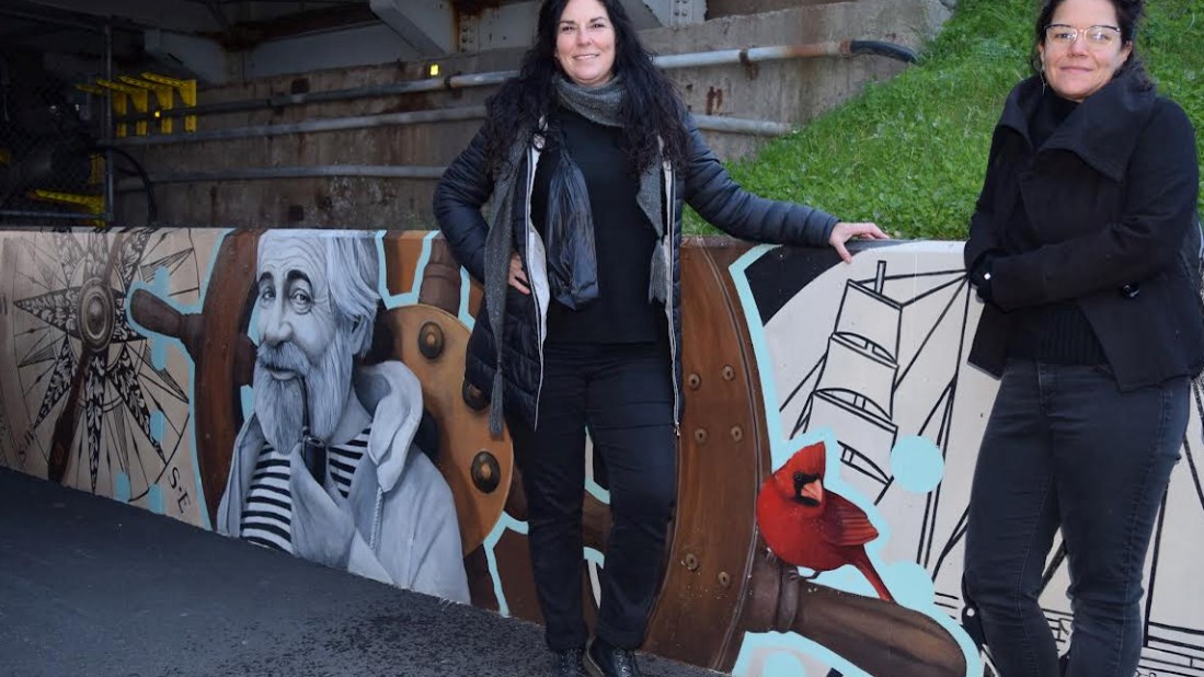 Une seconde murale emblématique voit le jour à la Halte des Plaisanciers