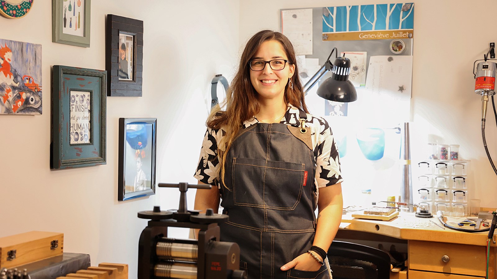 La joaillière Geneviève Juillet est l'une membre de Etsy Vaudreuil-Soulanges qui organise l'activité en collaboration avec le Groupe SDL.
