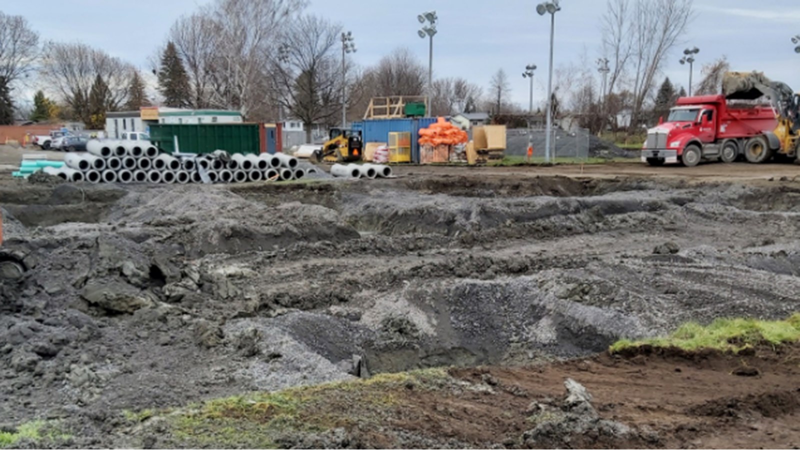Les travaux vont bon train à l'École secondaire de la Baie-St-François