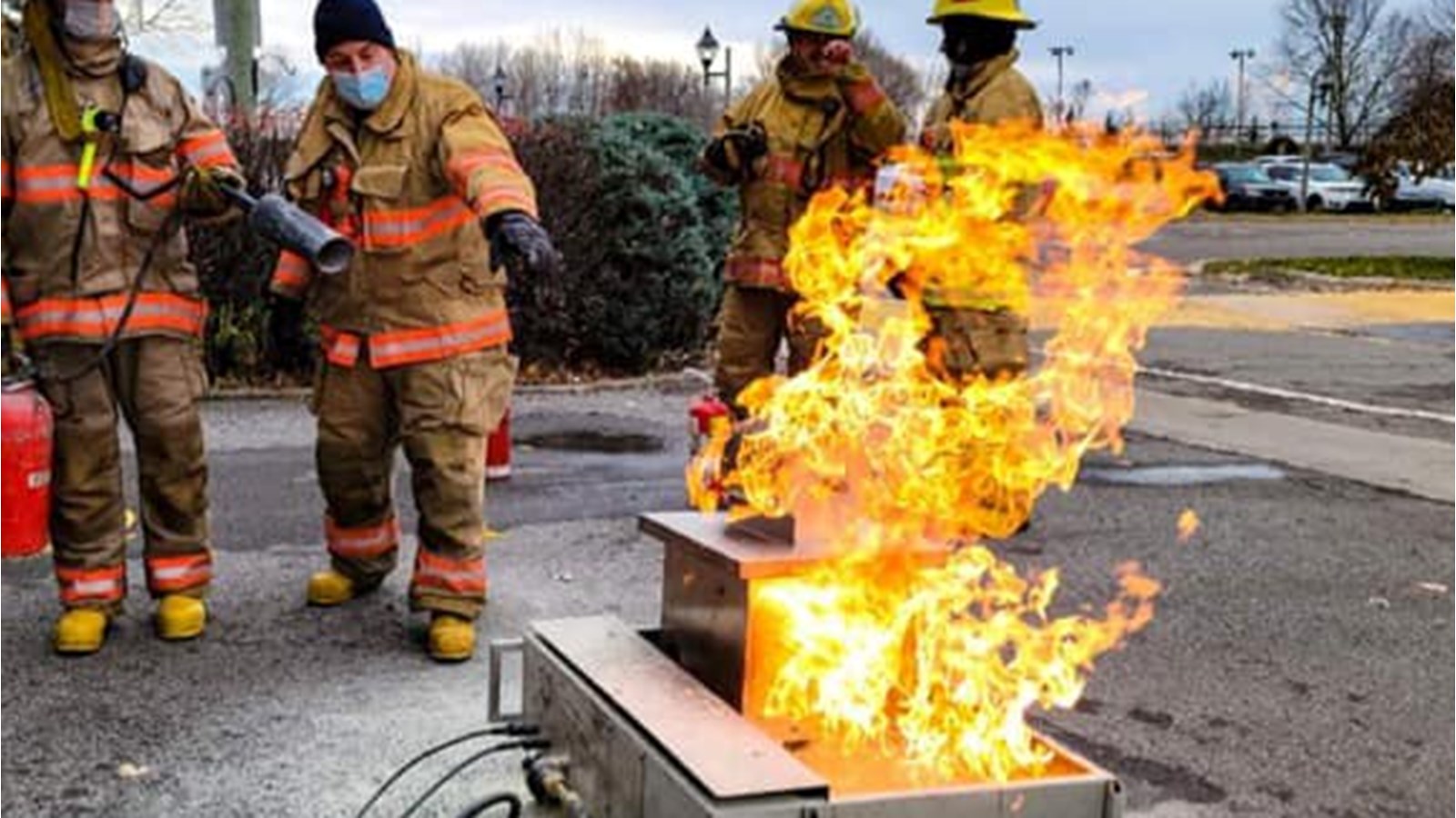 Deux exercices de maintien de compétences pour les pompiers de Sainte-Martine