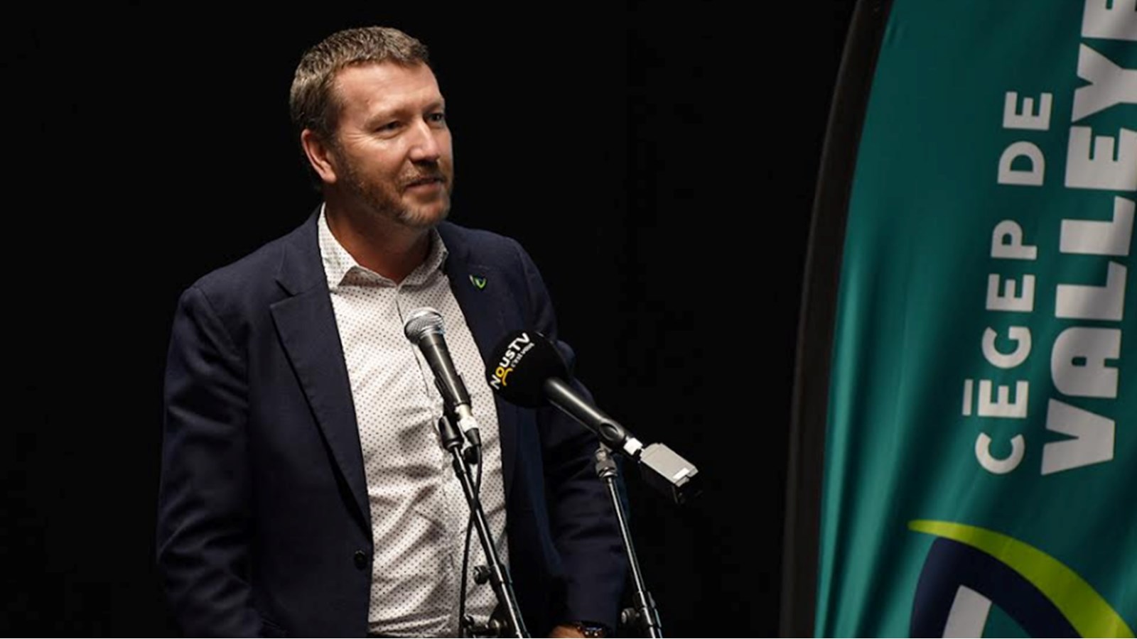 Le directeur général du Cégep de Valleyfield, Marc Rémillard 