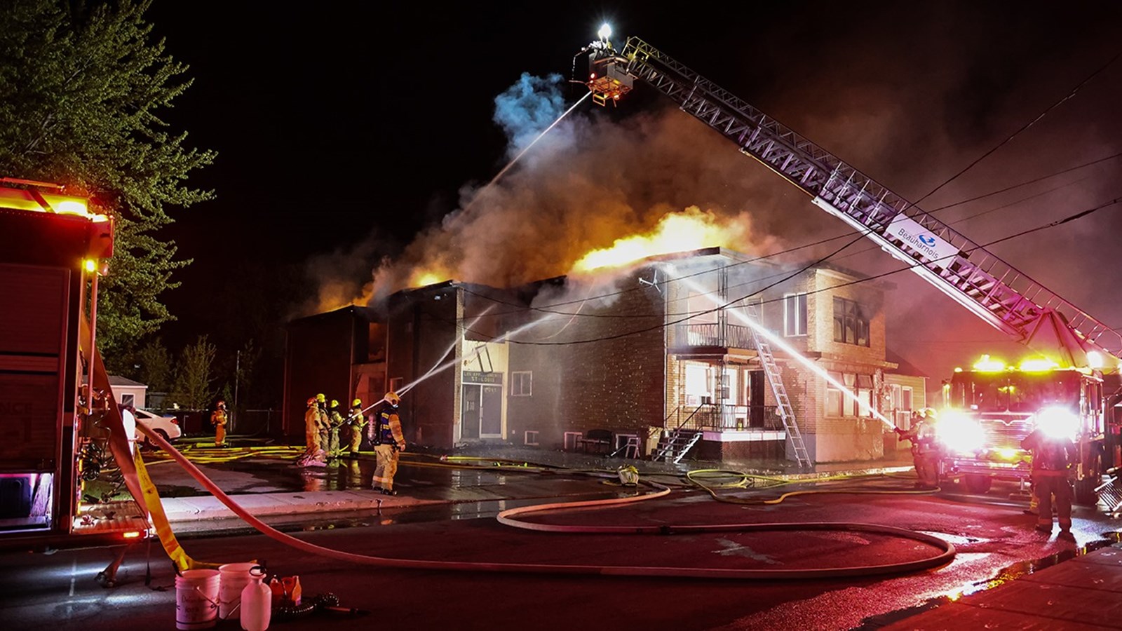 Un décès confirmé dans un incendie à Beauharnois