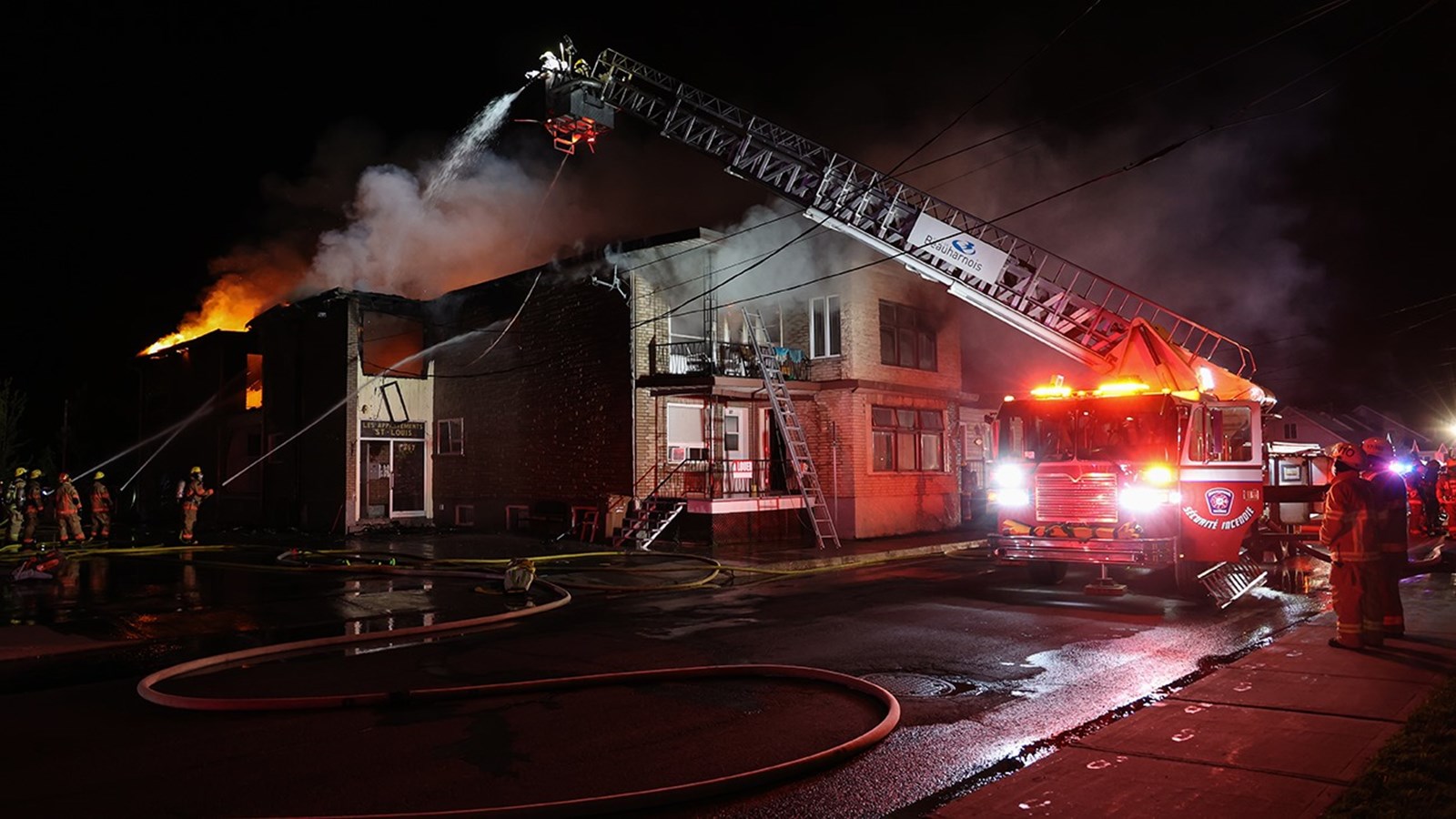 Un décès confirmé dans un incendie à Beauharnois