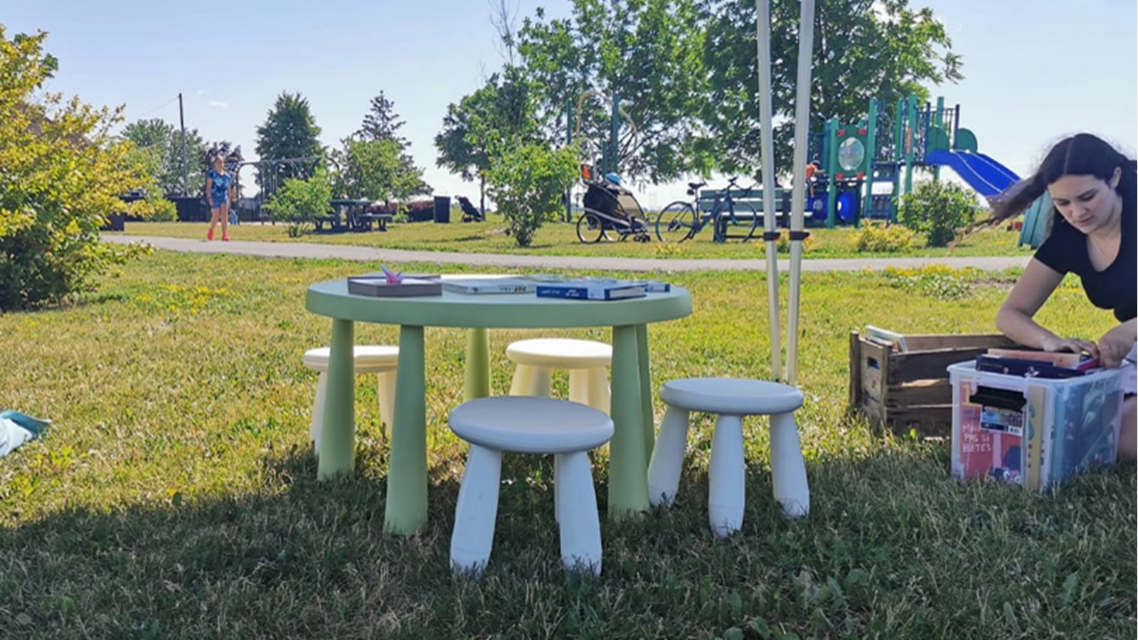 Dernier Club de lecture TD dans un parc ce samedi à Ste-Martine
