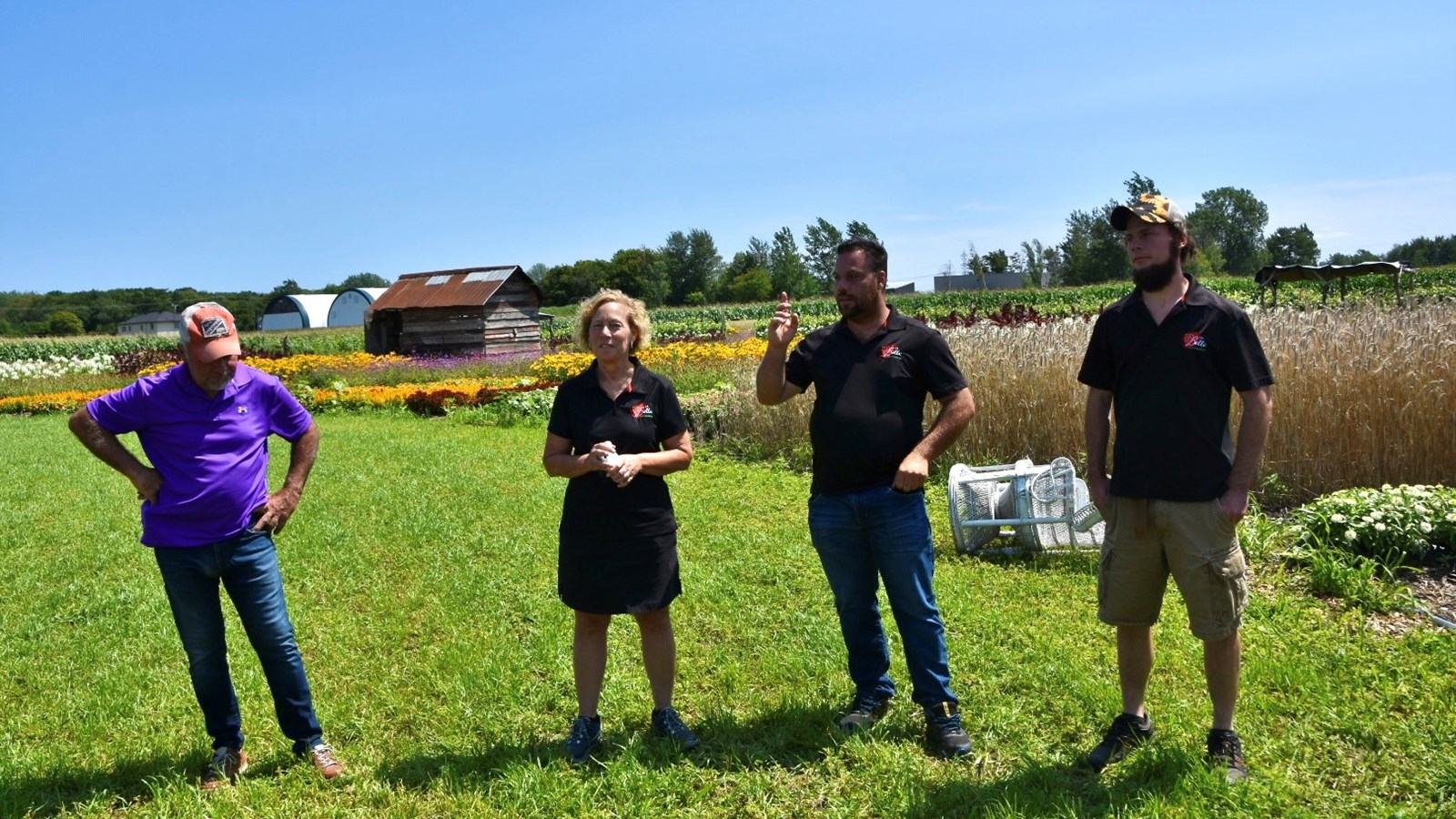 Famille Isabelle de la ferme La Belle à Coteau-du-Lac