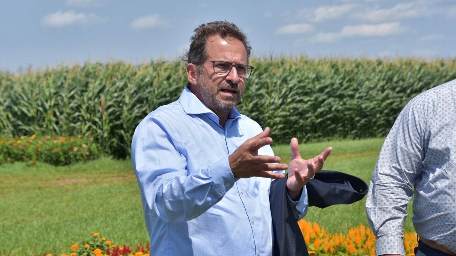 Yves-François Blanchet en visite dans Salaberry-Suroît