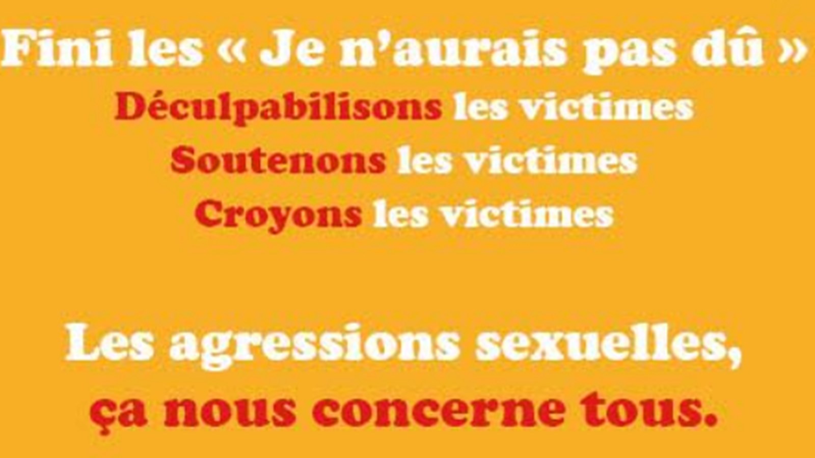 Voici un exemple de photo de couverture rendue publique ce 17 septembre pour sensibiliser la population de la région