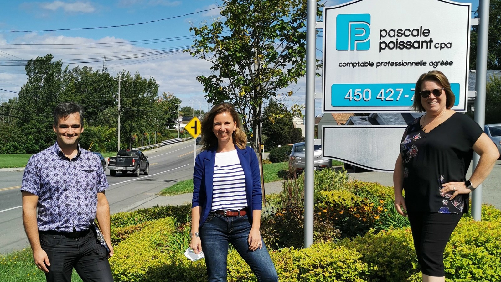 Pascale Poissant du 349, rue Saint-Joseph est la gagnante pour le volet commercial 