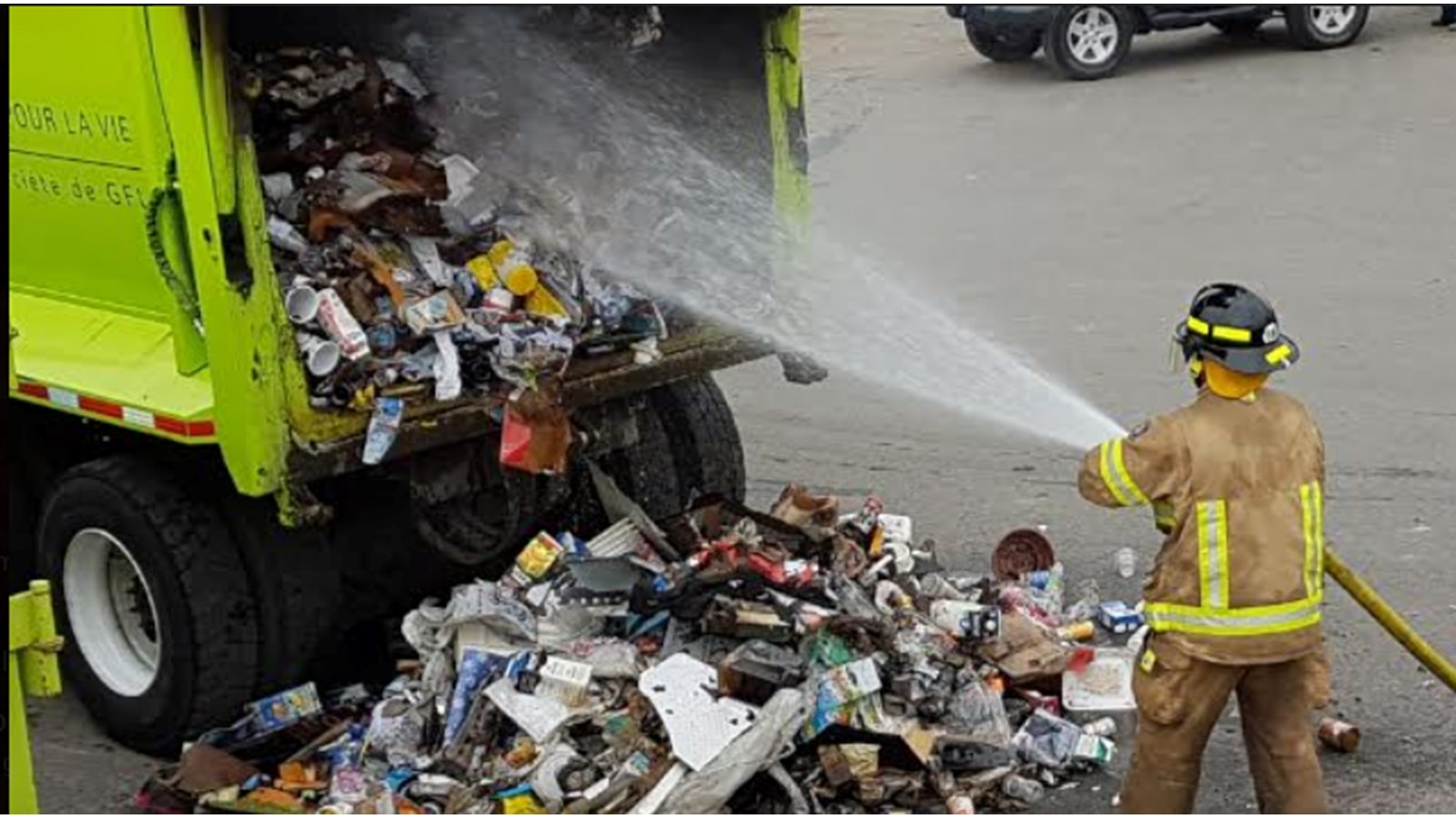 Des résidus de chlore, c'est non dans la collecte des déchets